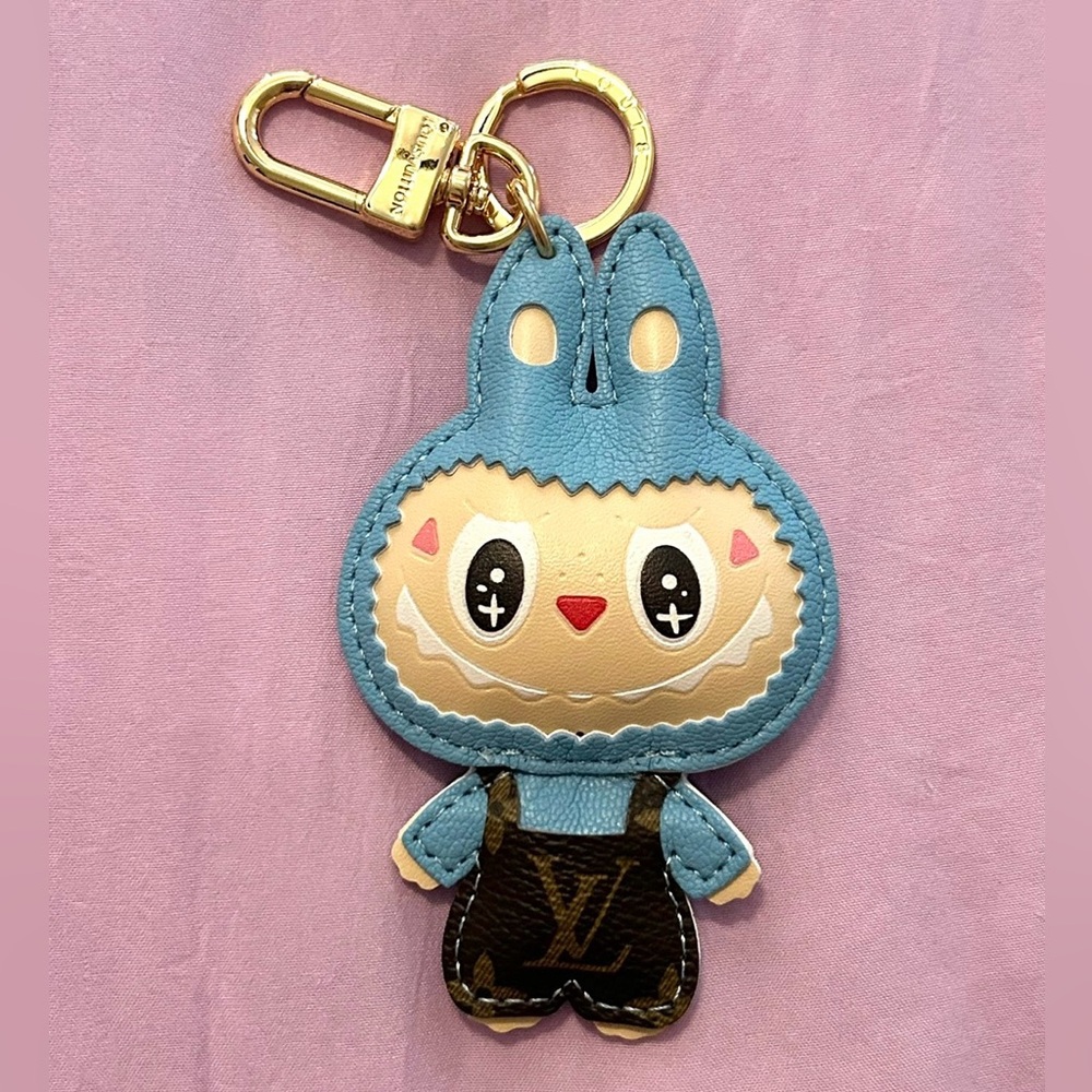 LV Labubu Leather Charm